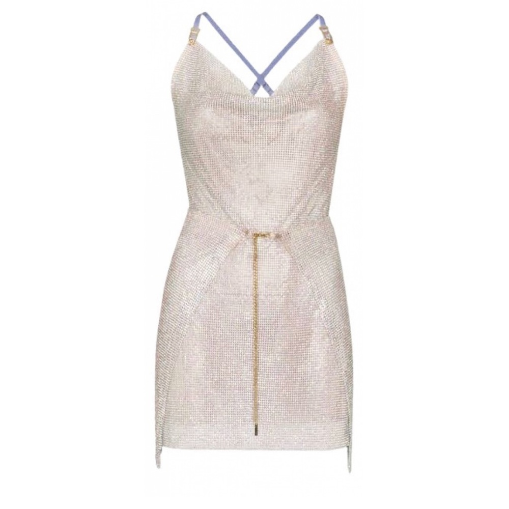 Poster Girl Adrianne Chainlink Mini Dress